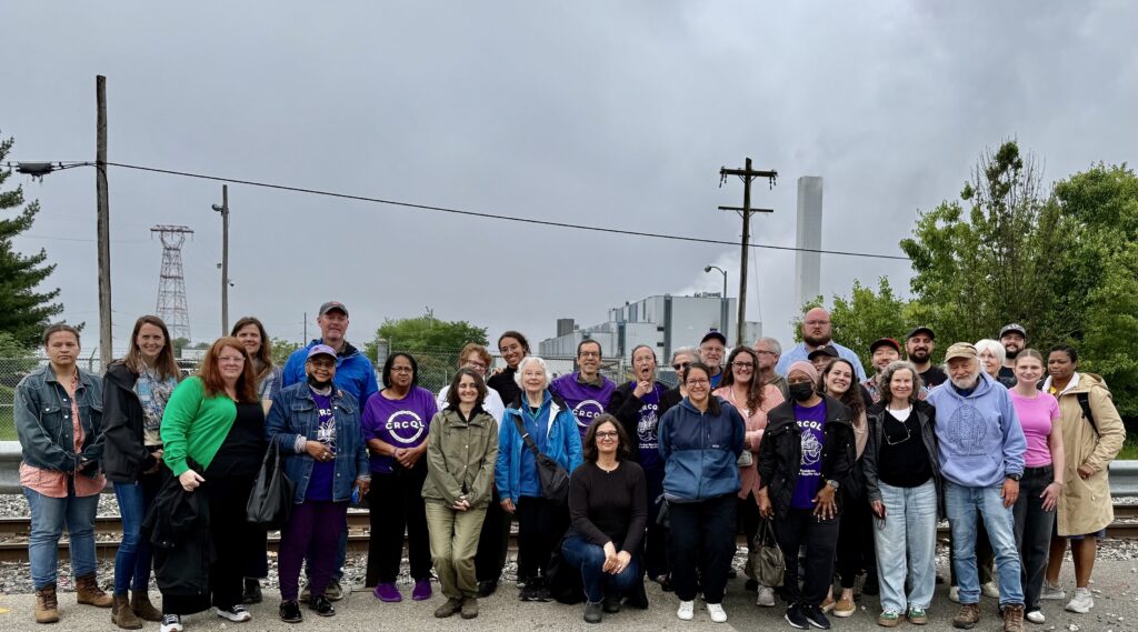 Foundation Employee Committee and Staff at a power plant in PA